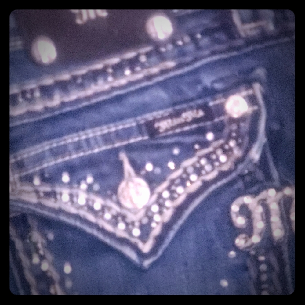 Miss me Jeans 30 rhinestone